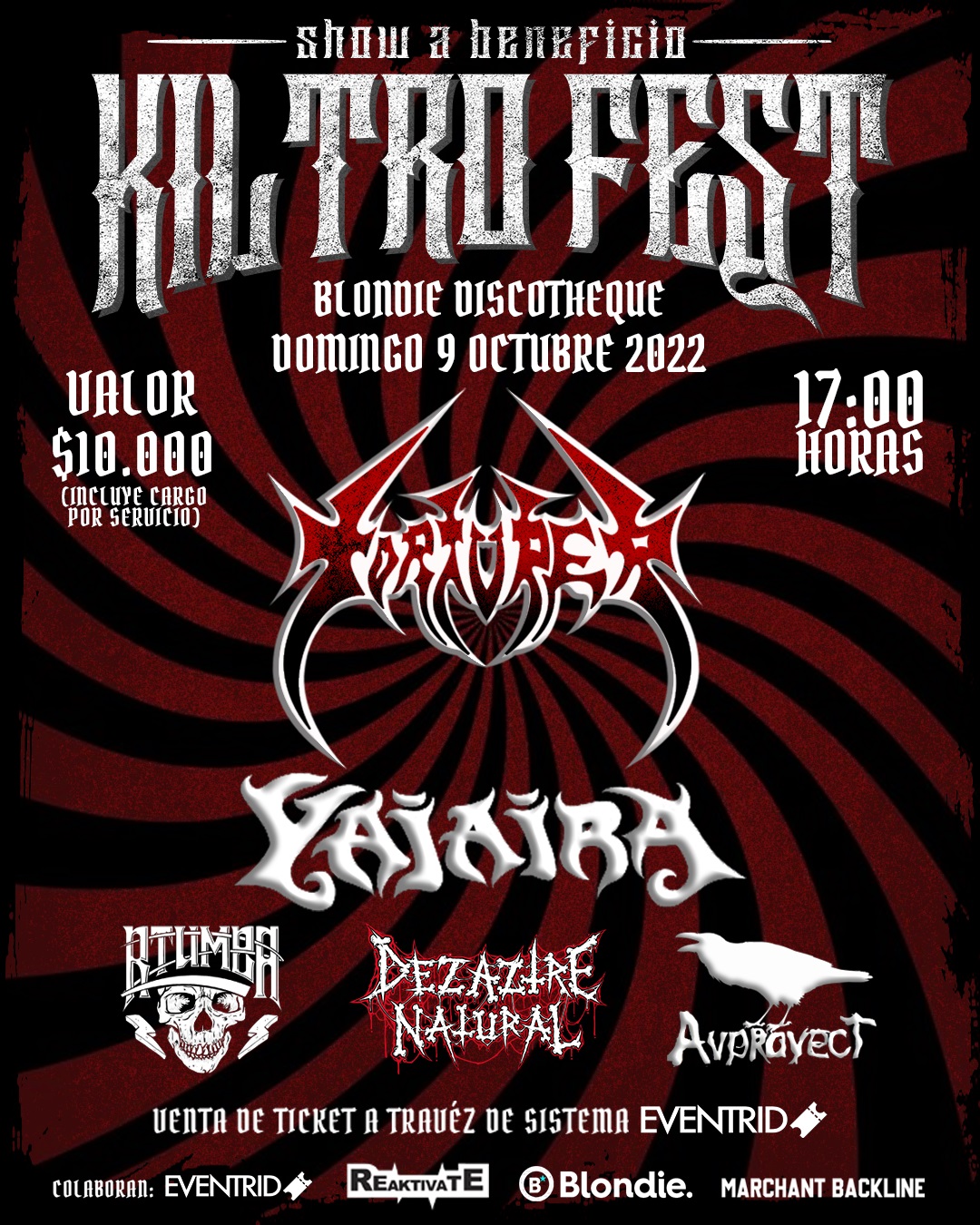 Yajaira, Torturer y más estarán en Kiltro Fest